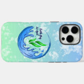Earth Day 2025 Unser Power Unser Planet-Wappen Case-Mate iPhone Hülle (Rückseite (Horizontal))