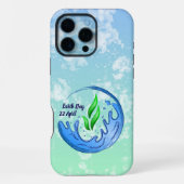 Earth Day 2025 Unser Power Unser Planet-Wappen iPhone Hülle (Rückseite)