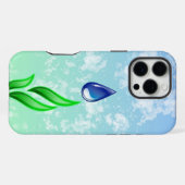 Earth Day 2025 Unser Power Unser Planet-Wappen iPhone Hülle (Rückseite (Horizontal))