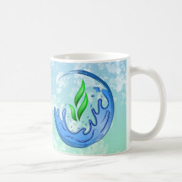Earth Day 2025 Unser Power Unser Planet-Wappen Kaffeetasse