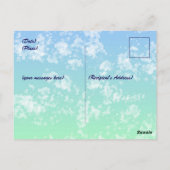 Earth Day 2025 Unser Power Unser Planet-Wappen Postkarte (Rückseite)