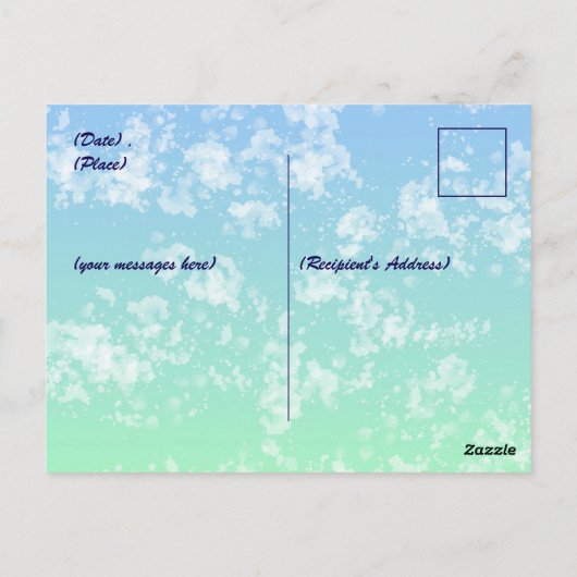 Earth Day 2025 Unser Power Unser Planet-Wappen Postkarte (Rückseite)