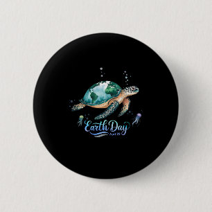 Earth Day 2025 - Wiederherstellung der Meeresschil Button