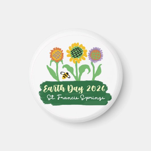 Earth Day 2026 Magnet (Vorne)