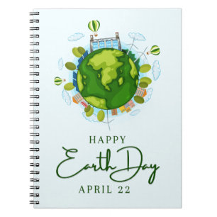 Earth Day 22. April Notizblock