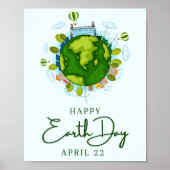 Earth Day 22. April Poster (Vorne)