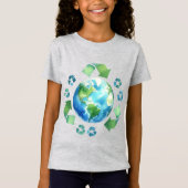 Earth Day 22 April Recycle Rett The Environment T-Shirt (Vorderseite)