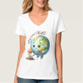 Earth Day 22 April Recycle Rett The Environment T-Shirt (Vorderseite)