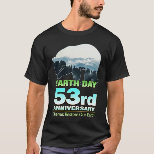 Earth Day 53rd Anniversary Celebrate Earth Day 202 T-Shirt (Vorderseite)