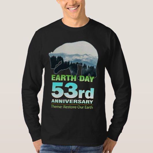 Earth Day 53rd Anniversary Celebrate Earth Day 202 T-Shirt (Vorderseite)