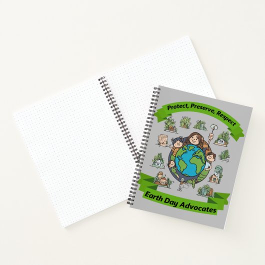 Earth Day Advocates Notizblock (Innenseite)