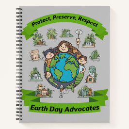 Earth Day Advocates Notizblock