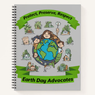 Earth Day Advocates Notizblock