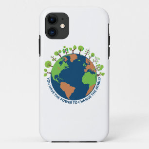 Earth Day Ändere die Welt Zitat Case-Mate iPhone Hülle