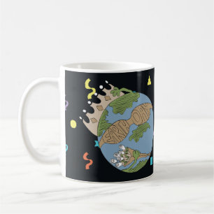 Earth Day auf der Tasse für klassischen weißen Kaf
