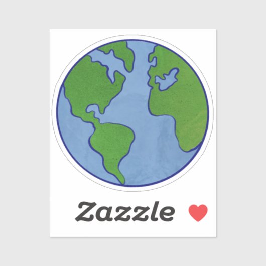 Earth Day Aufkleber (Blatt)