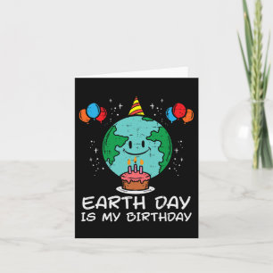Earth Day Birthday Ballon Cake 22 Männer Frauen Karte