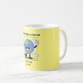 Earth Day Birthday Geboren am 22. April Custom Kaffeetasse (VorderseiteRechts)