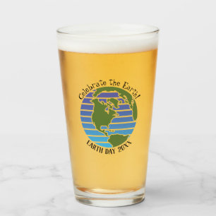 Earth Day Blue Green Globe Map Planet Glas