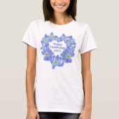 Earth Day Bluets T - Shirt (Vorderseite)