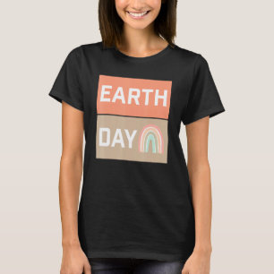 Earth Day Boho Regenbogen Hippie Outdoor Wandern F T-Shirt