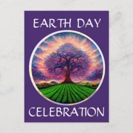 Earth Day Celebration Postkarte
