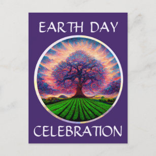 Earth Day Celebration Postkarte