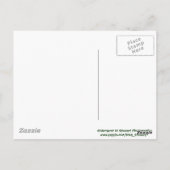 Earth Day Chipmunk Postkarte (Rückseite)