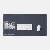 Earth Day - CO2-Fußabdrücke Schreibtischunterlage (Tastatur & Maus)