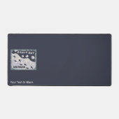 Earth Day - CO2-Fußabdrücke Schreibtischunterlage (Vorderseite)