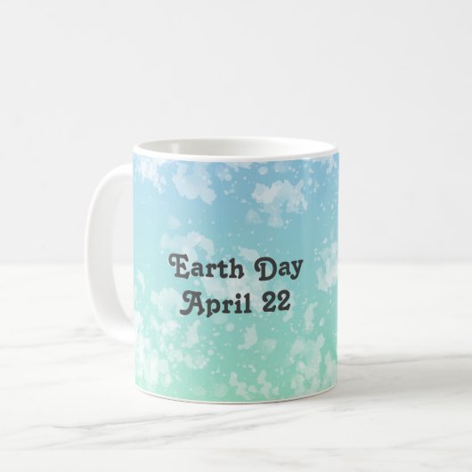 Earth Day Coffee Tasse (Vorderseite Links)