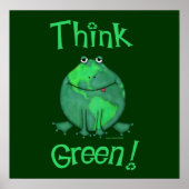 Earth Day Environmental Frog Poster (Vorne)