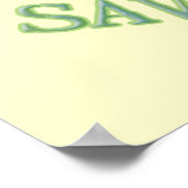 Earth Day Environmental Frog Poster (Ecke)