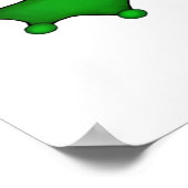Earth Day Environmental Frog Poster (Ecke)
