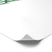 Earth Day Environmental Frog Poster (Ecke)