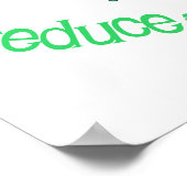 Earth Day Environmental Frog Poster (Ecke)