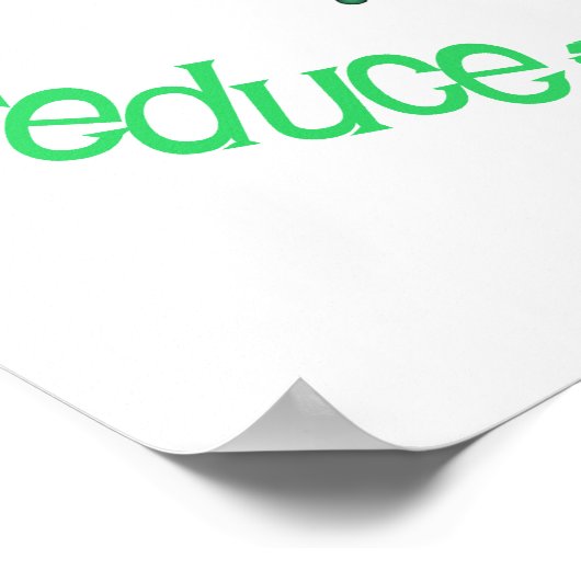 Earth Day Environmental Frog Poster (Ecke)