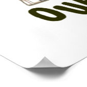 Earth Day Environmental Frog Poster (Ecke)