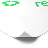 Earth Day Environmental Frog Poster (Ecke)