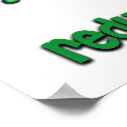 Earth Day Environmental Frog Poster (Ecke)