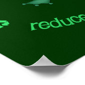 Earth Day Environmental Frog Poster (Ecke)