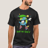 Earth Day Every Day Save Our Planet Earth Dabbing T-Shirt (Vorderseite)