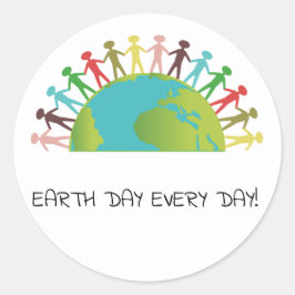 Earth Day Every Day Stickers