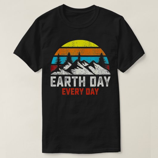 Earth Day Everyday 51th Anniversary Planet Teacher T-Shirt (Design vorne)