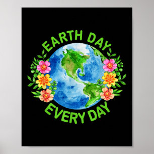 Earth Day Everyday Floral Earth Day 2025 Rett The Poster