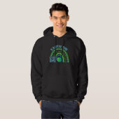 Earth Day Everyday Rainbow Leopard Hoodie (Vorne ganz)