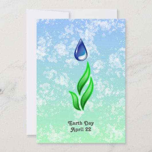 Earth Day Flat Card (Vorderseite)
