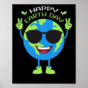 Earth Day Funny Earth Day Geburtstag Kinder Jungs Poster
