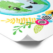 Earth Day Funny Graphic Poster (Ecke)