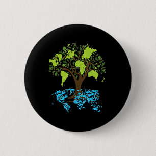 Earth Day gibt ökologische Umweltwissenschaften Button